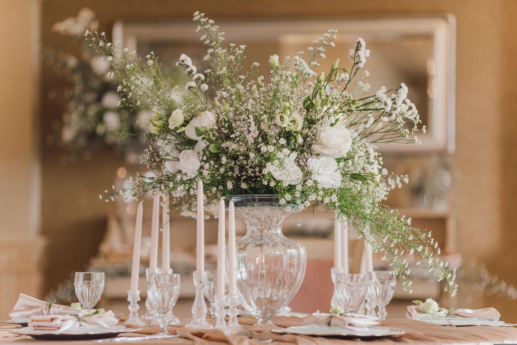 Tischdeko Hochzeit
